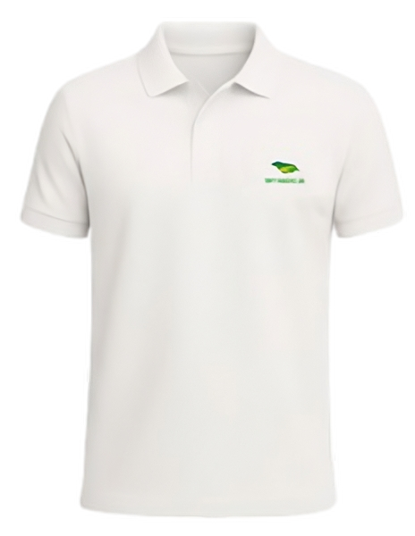 White Collared Tee Shirts